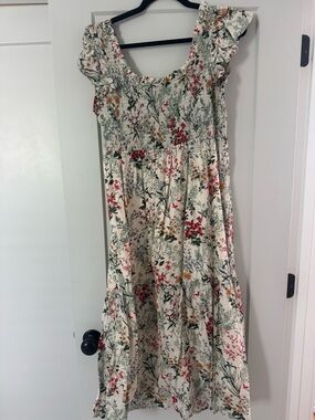 Tuckernuck Floral Midi Dress - size Large